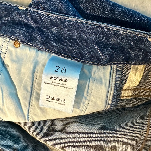 Mother Jeans High Waisted Double Looker Ankle Fray - 28 - EUC - Picture 7 of 8